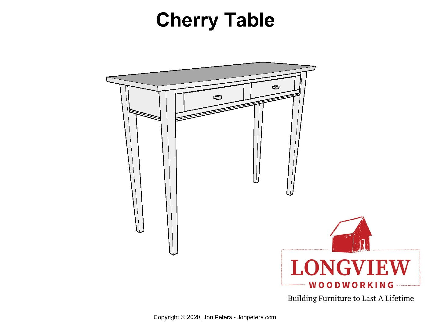 Cherry Table Design Plans