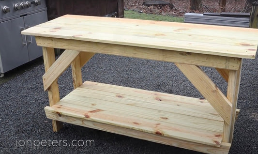 Garden Work Bench Free Plans