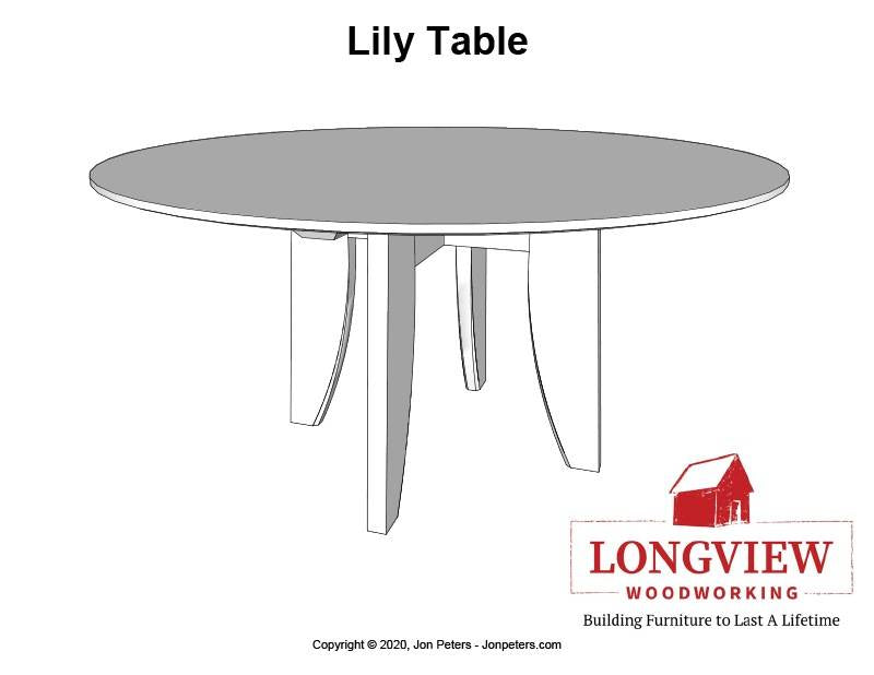 Lily Table Design Plans