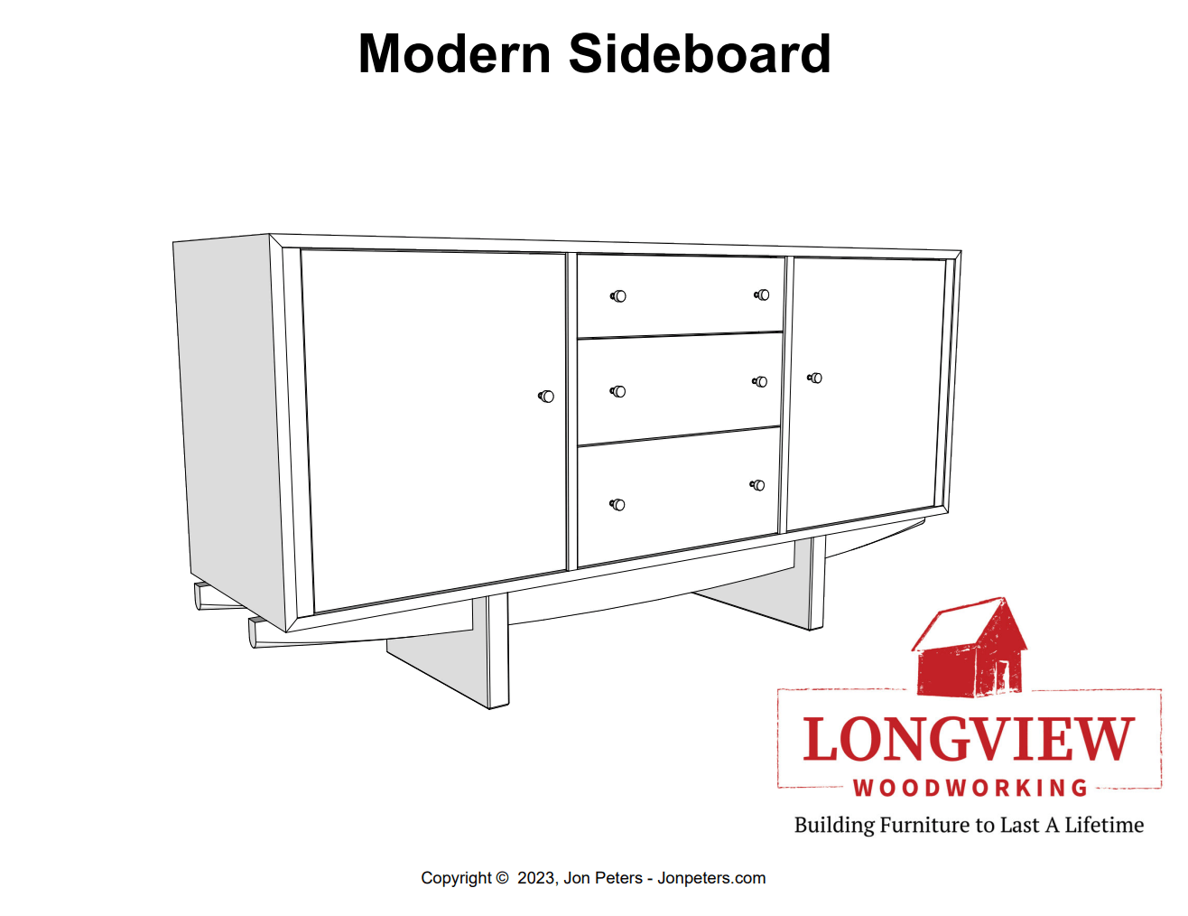 Modern Sideboard Design Plans