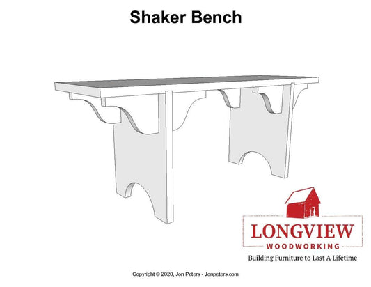 Shaker Bench Design Plans